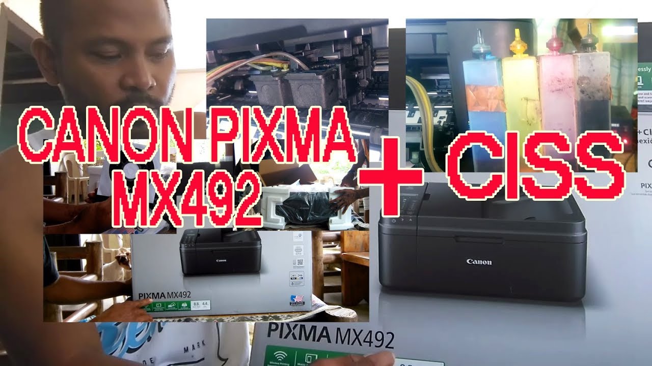 MX492 PIXMA - CANON  CONVERT TO CISS