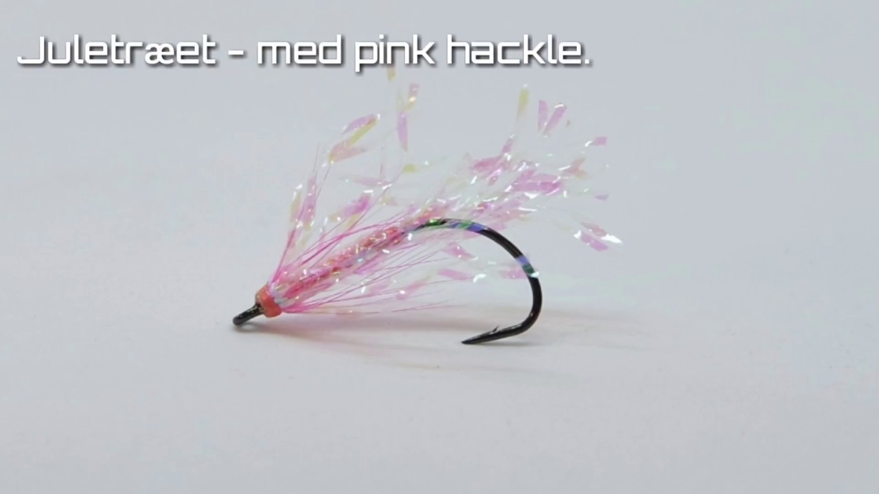 Juletræet - med Pink hackle. Kystflue til havørred fiskeri.
