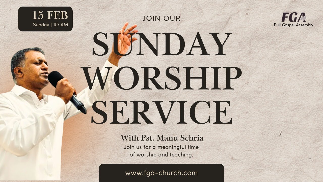 Full Gospel Assembly Church | Sunday Live Hindi Service | 15th Feb 2026