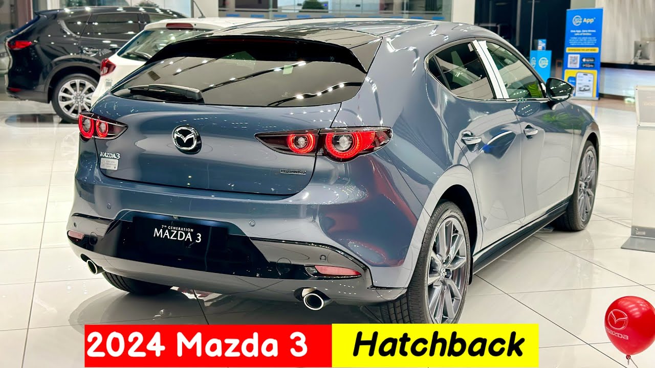 2024 Mazda 3 Hatchback 1.5L Polymetal Grey - Exterior and Interior Details