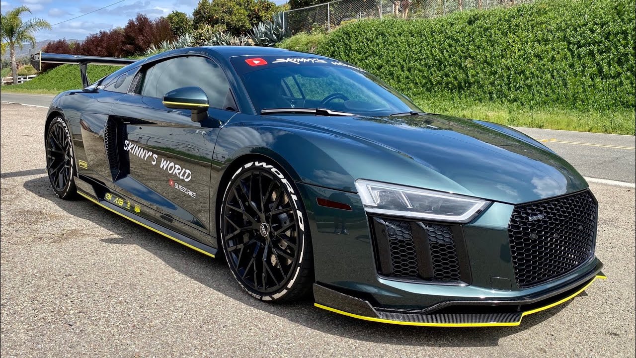 Riding in a 630 BHP VF Engineering tuned Audi R8 V10 - Skinny's World Collab