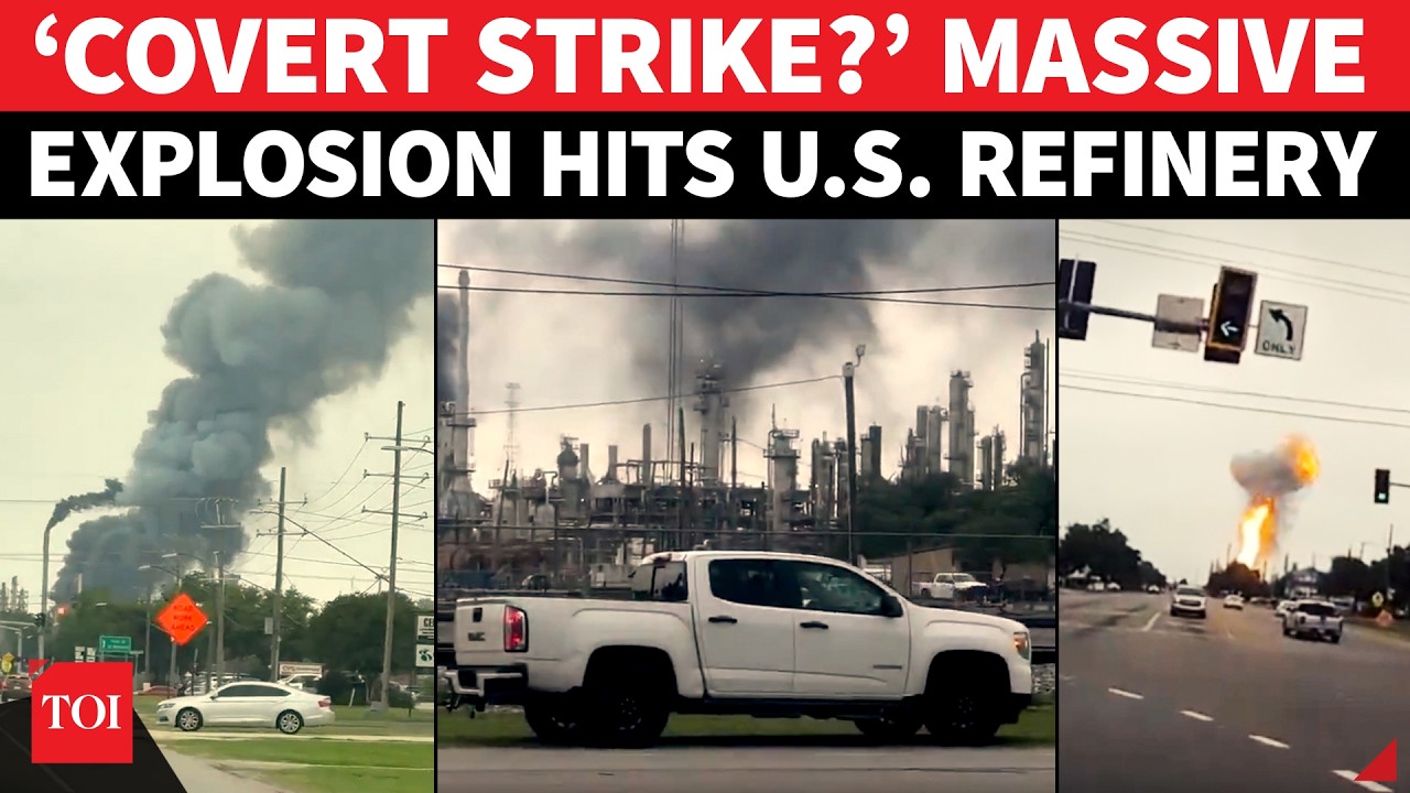 SHOCK EXPLOSION Hits Major US Oil Refinery, Massive Fire Erupts; '&lsquo;APOCALYPSE-LIKE SCENES...'