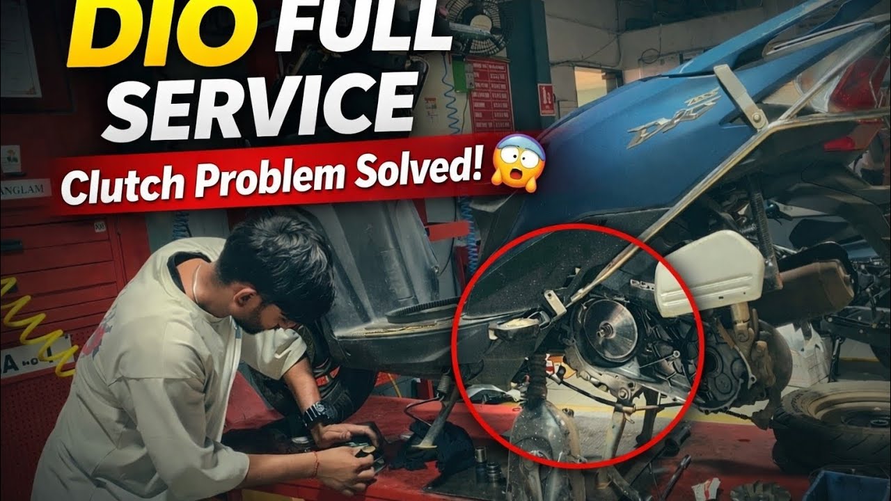 Honda Dio normal service 