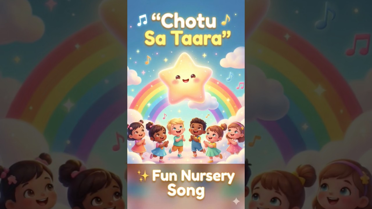 Chotu Sa Taara ⭐ | Fun Nursery Rhyme | Kids Cartoon Song | Hindi Baby Song 