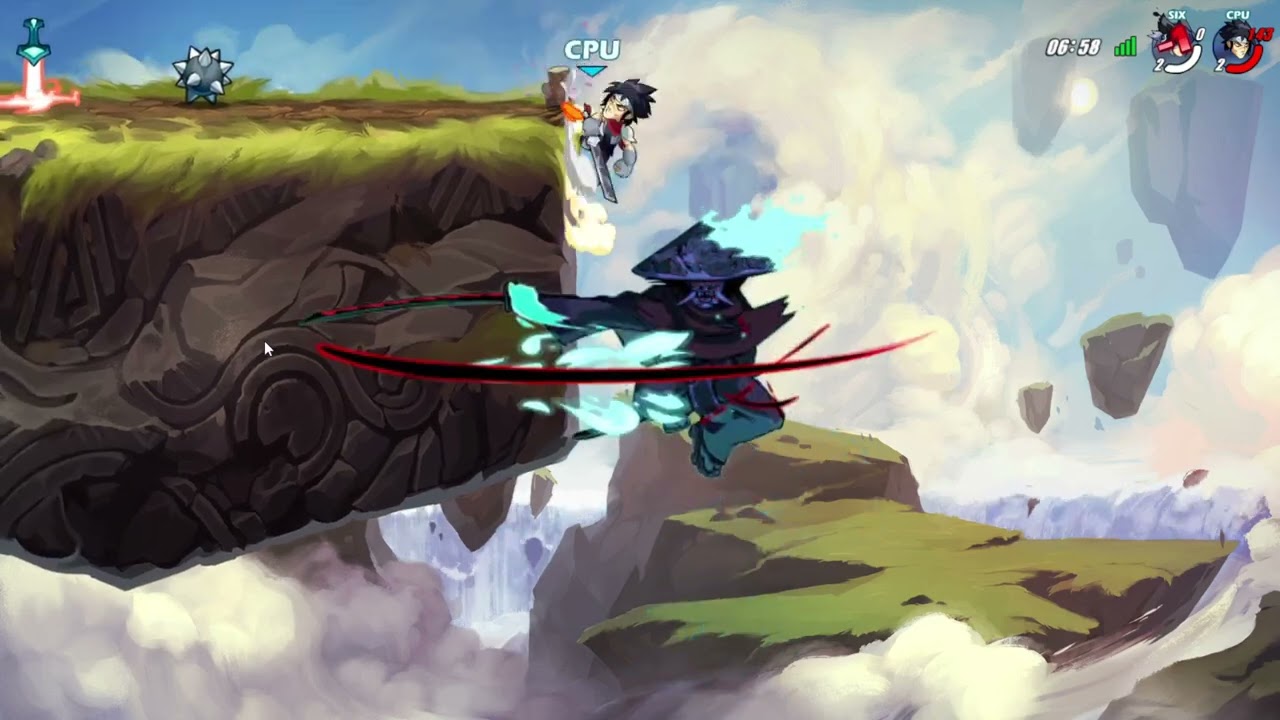 Playing Brawlhalla with no mouse