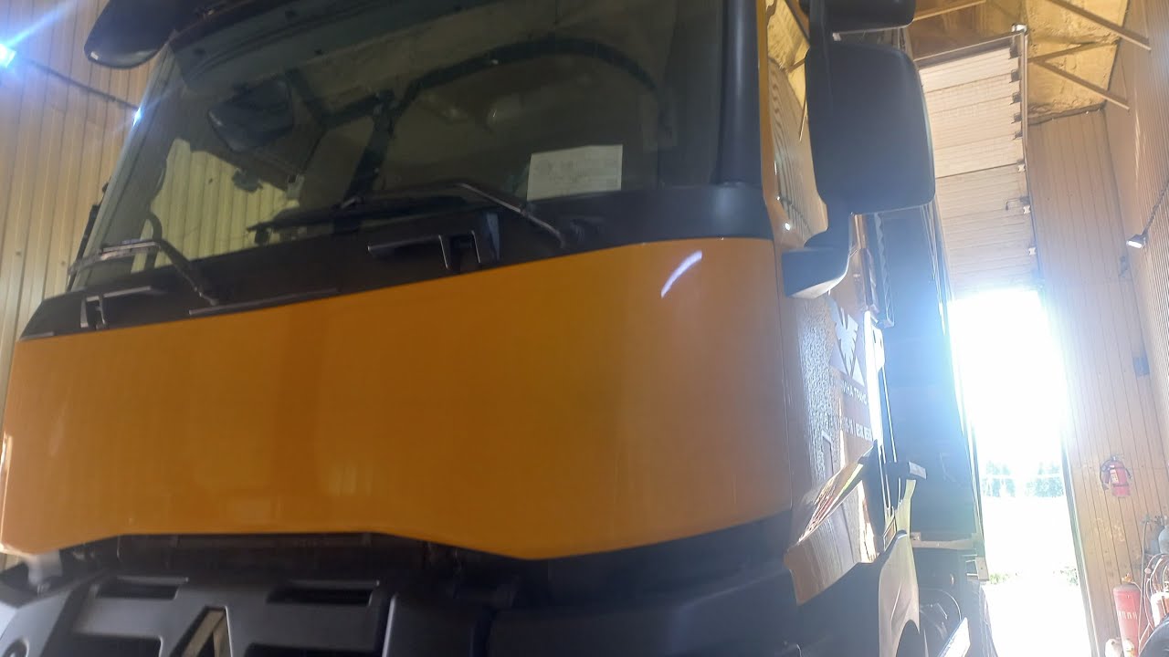 RENAULT K440  Замена Шкворень .