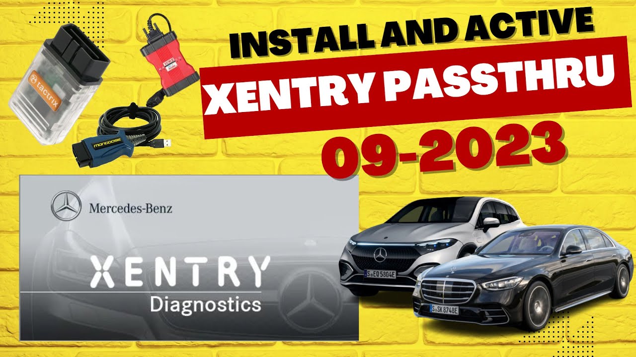 How to install and configure Mercedes Benz XENTRY PASSTHRU  09.2023   Device J2534