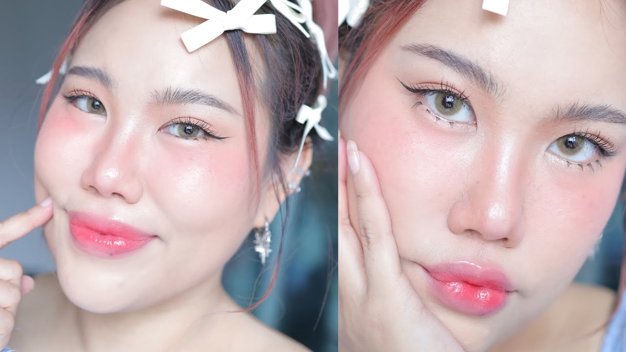 Strawberry Makeup แต่งหน้าโทนแก้มแดงใสๆ | Baroctar