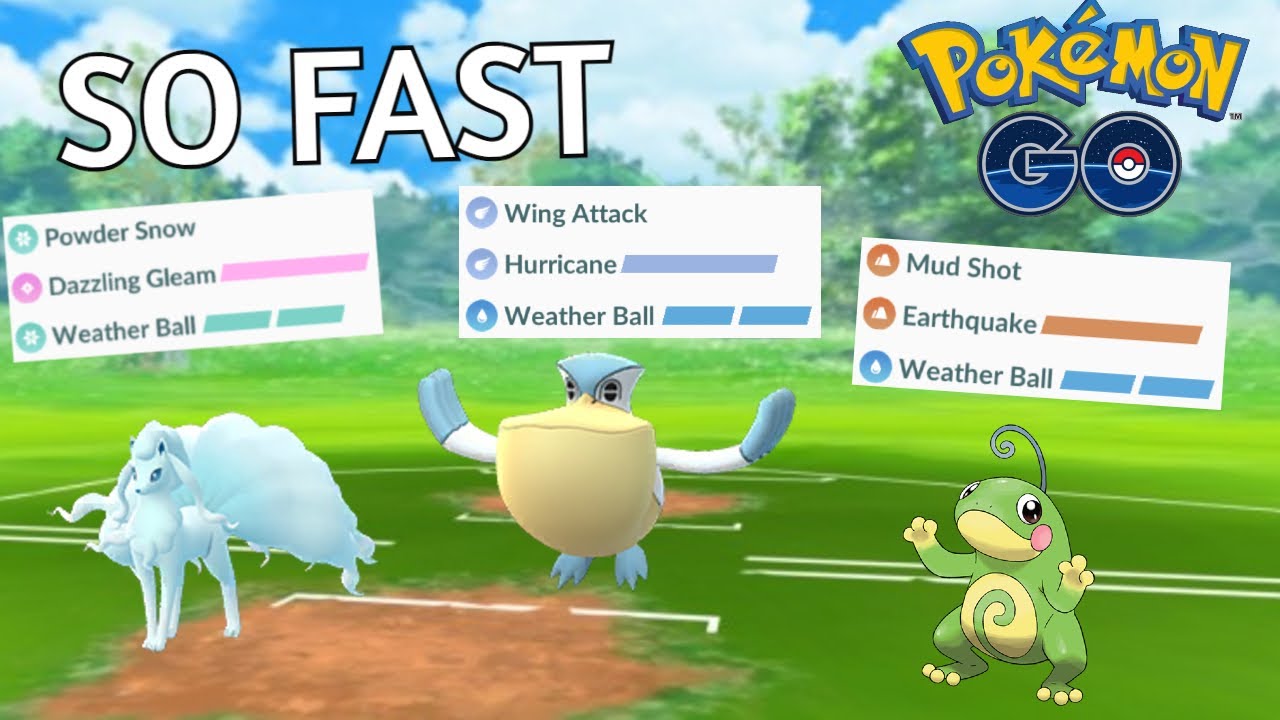 TRIPLE WEATHER BALL SPAM IS INSANE! | Pokemon Go Battle League Great PvP