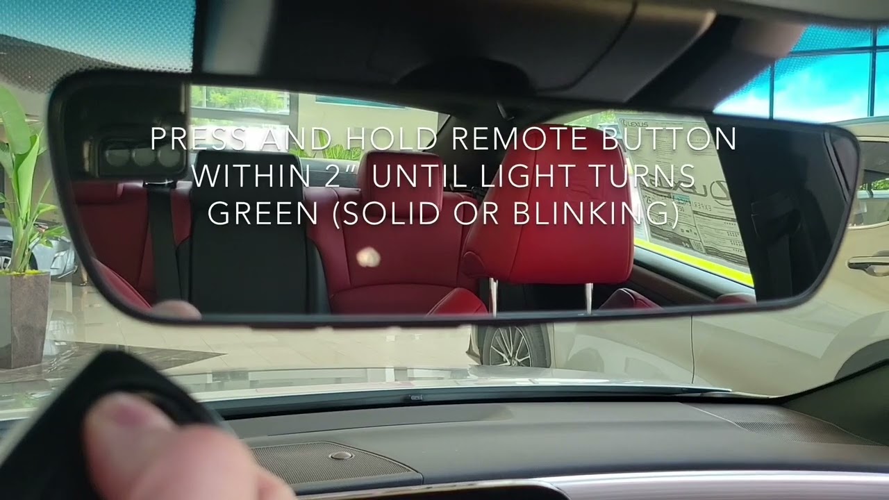 Lexus Owners | Programming Your Garage to your Lexus (Part 1 of 2)
