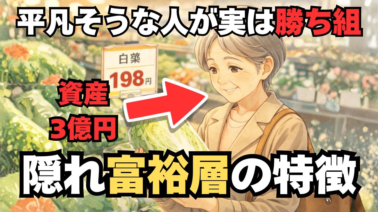実はあなたの身近に存在する隠れ資産家の特徴