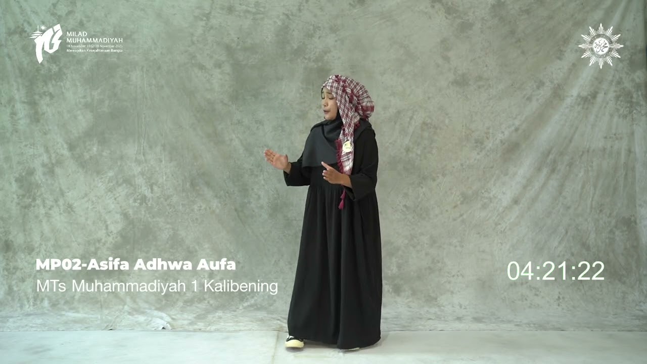 Milad 113 Muhammadiyah | MP02 Asifa Adhwa Aufa - MTs Muhammadiyah 1 Kalibening