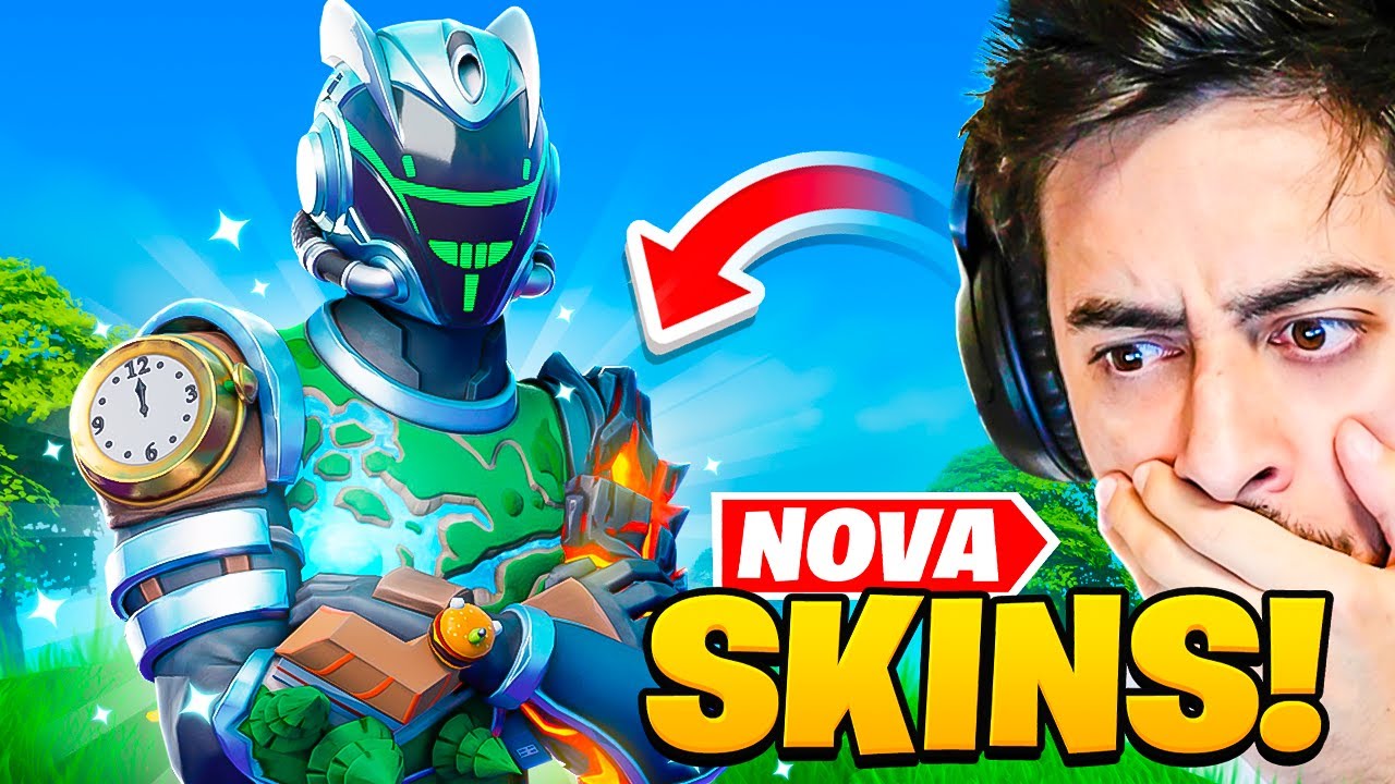A HISTORIA INTEIRA DO FORTNITE EM UMA SKIN?!