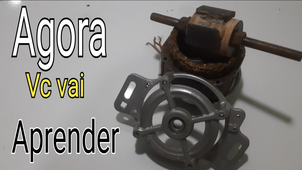COMO transformar MOTOR DE MAQUINA de lavar roupa e um POTENTE GERADOR de ENERGIA elétrica