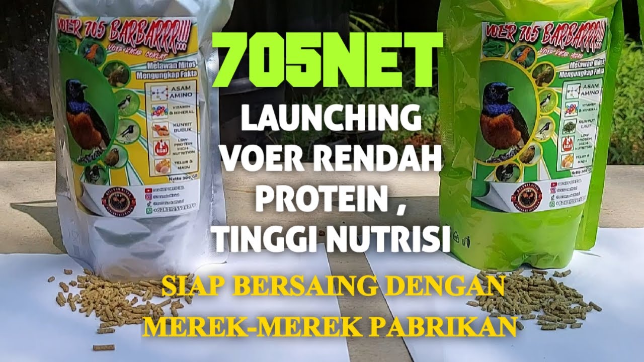 Launching VOER 705 BARBARRR !!! PROTEIN 18% , NUTRISI ASAM AMINO 😈😈😈