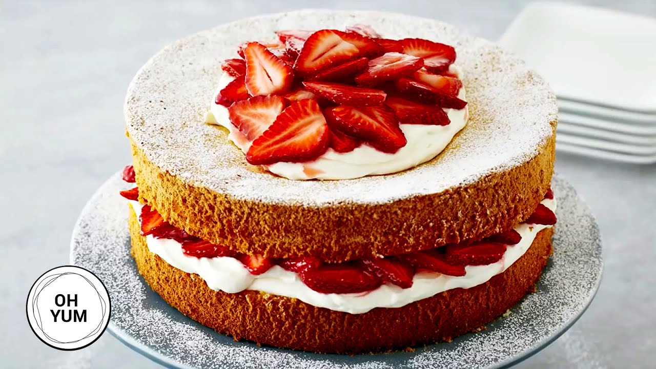 Professional Baker Teaches You How To Make SPONGE CAKE!