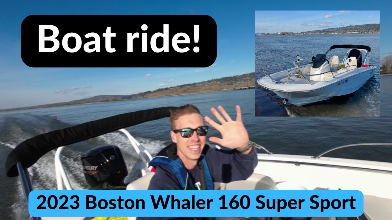 2023 Boston Whaler 160 Super Sport Boat ride