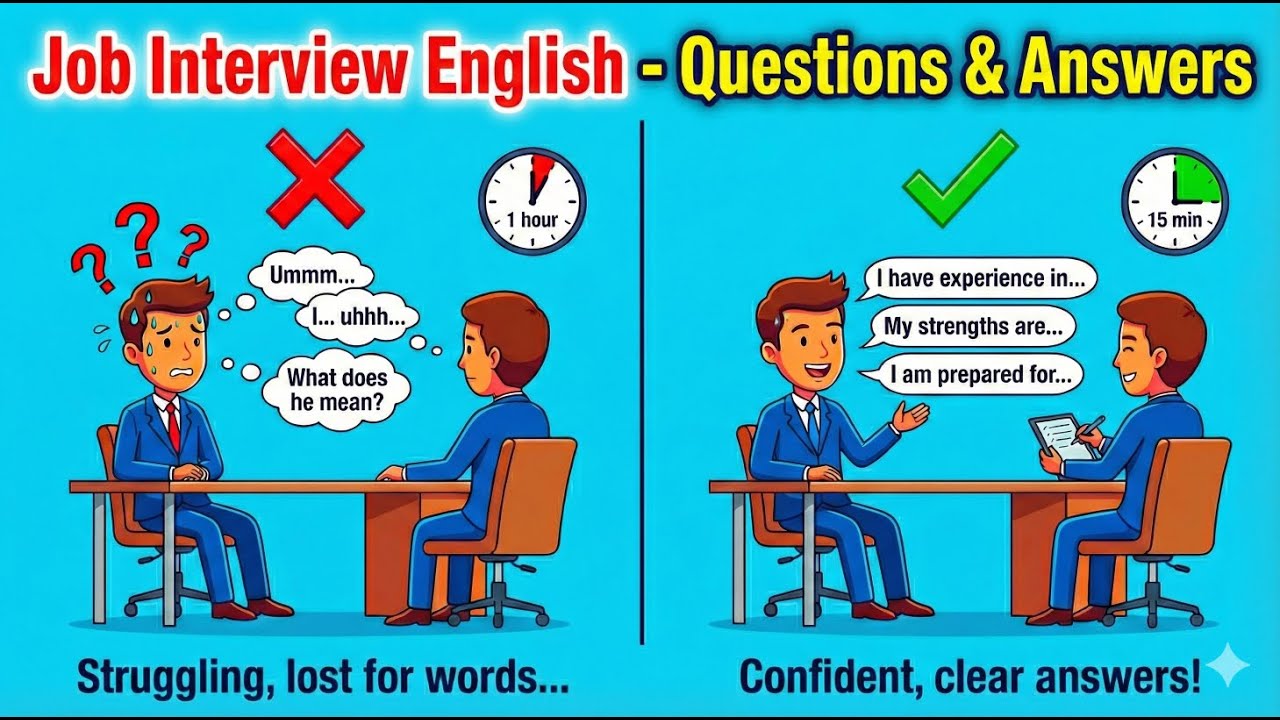 Job Interview English - Questions & Answers