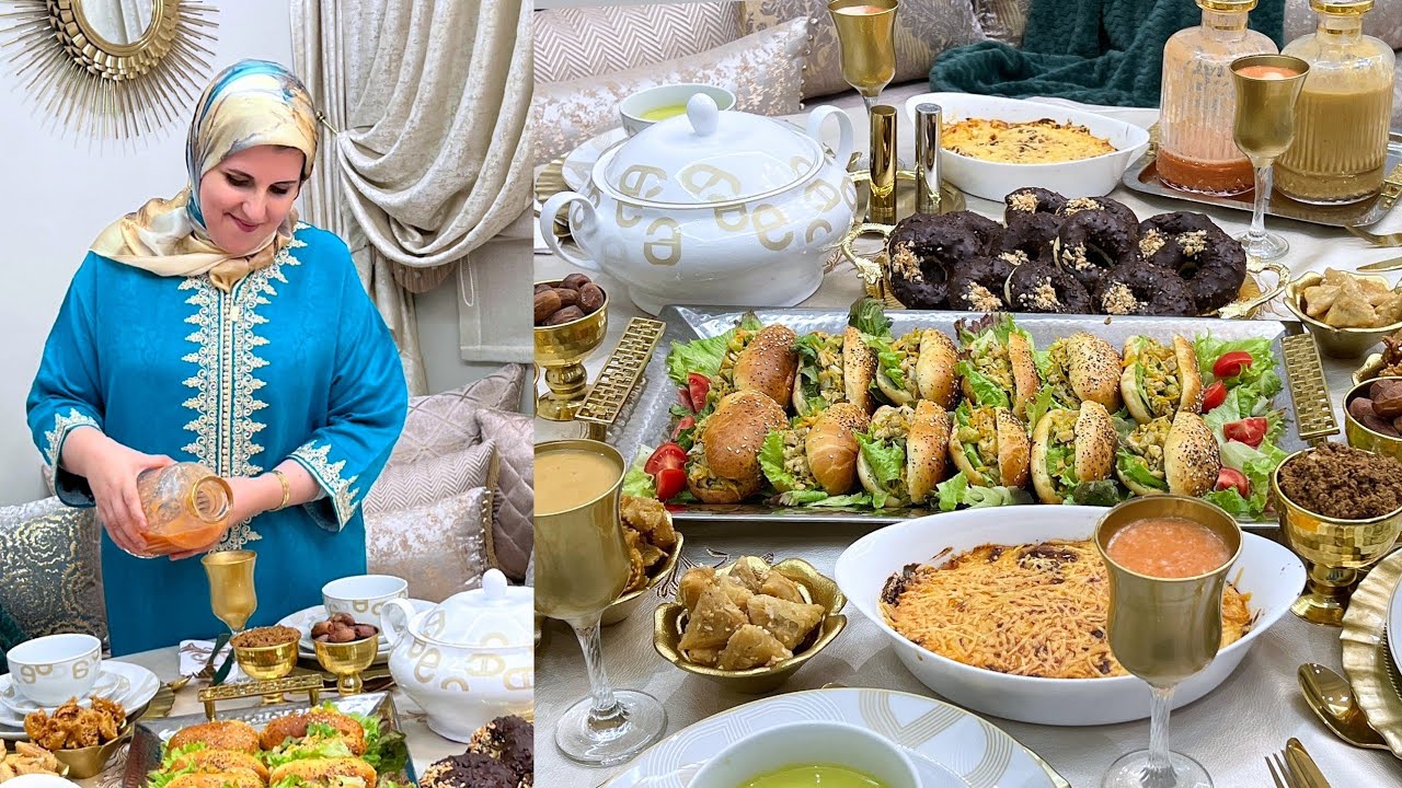 رابع فطور رمضان وحتى العشاء او السحور بداكشي اللي يبغي خاطرك ويريحك😋 ساهل بين الحلو والمالح بعجين خط
