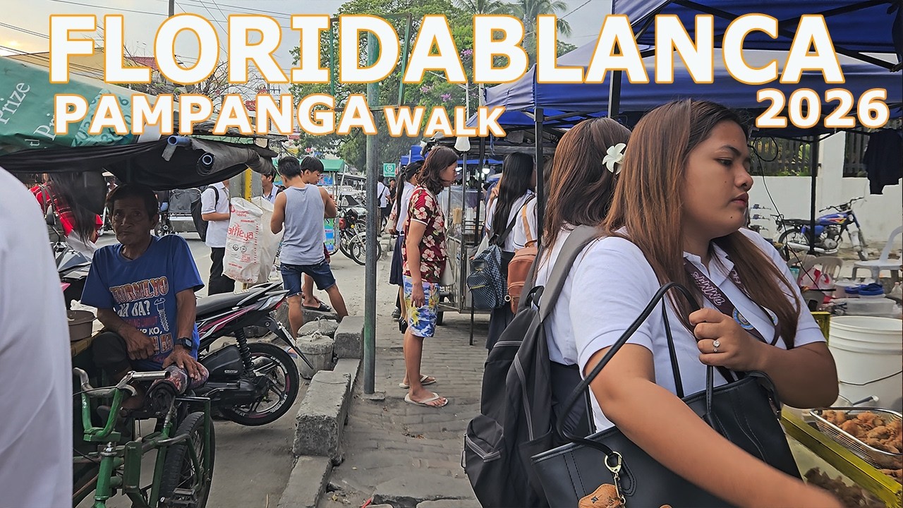 FLORIDABLANCA PAMPANGA AFTERNOON WALK 2026 [4K HDR]
