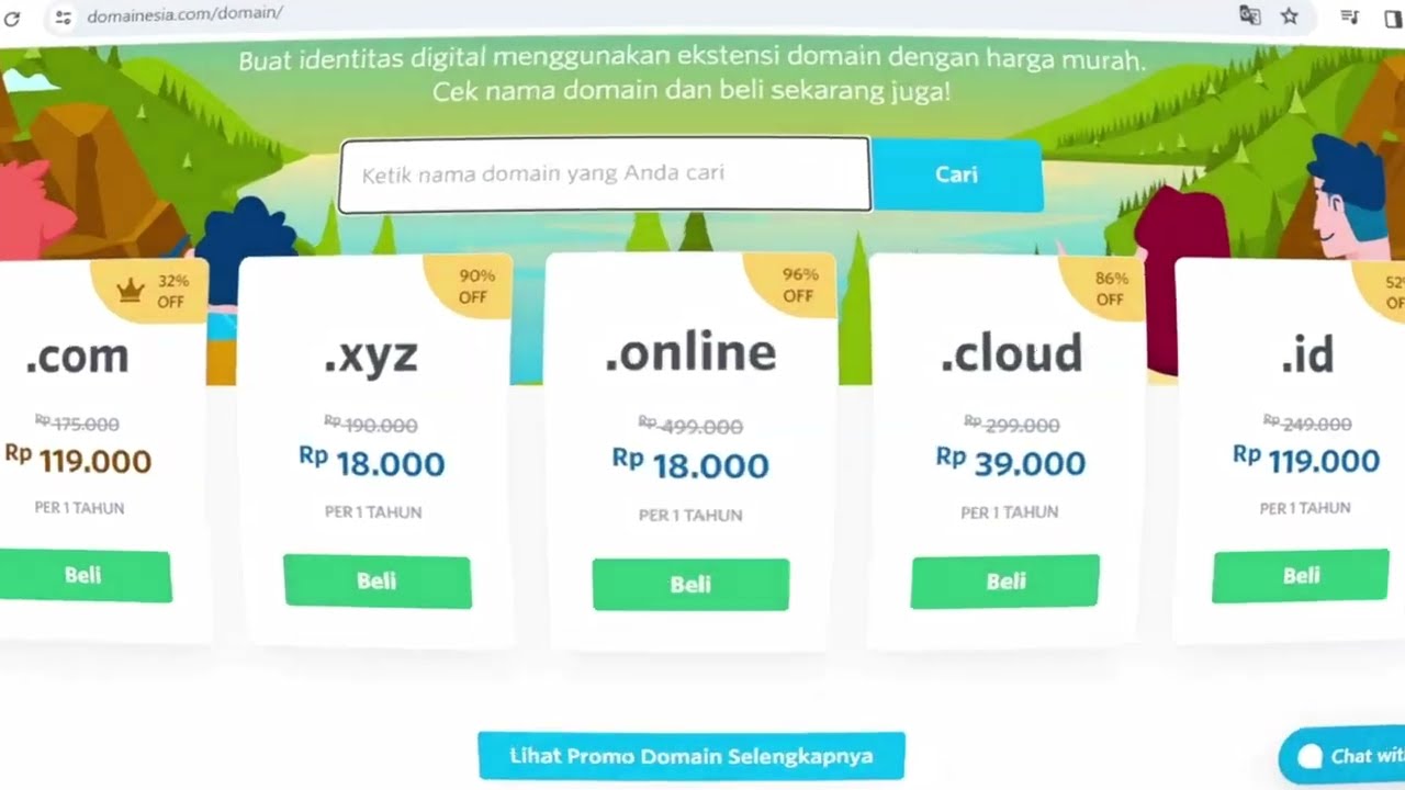 Cara Membeli Domain di DomaiNesia dan Manage Domain di Cloudflare