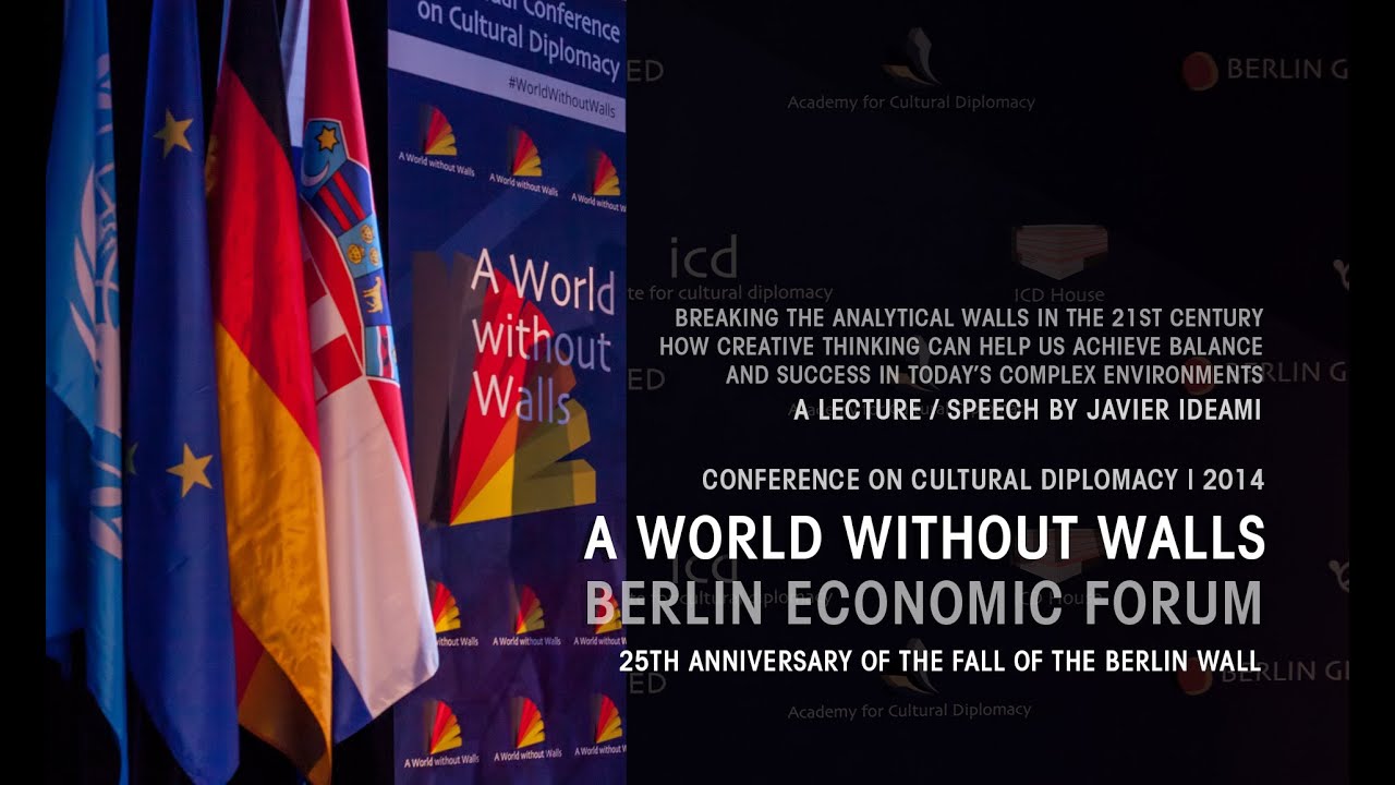 Speech by Javier Ideami at the International Cultural Diplomacy Conference in Berlin
