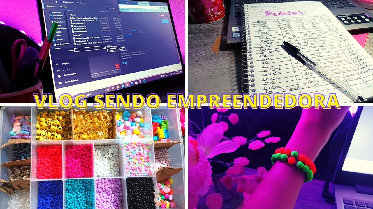 #empreendedorismo #miçangas #yt Vlog sendo empreendedora- Lojinha Aninha 💗
