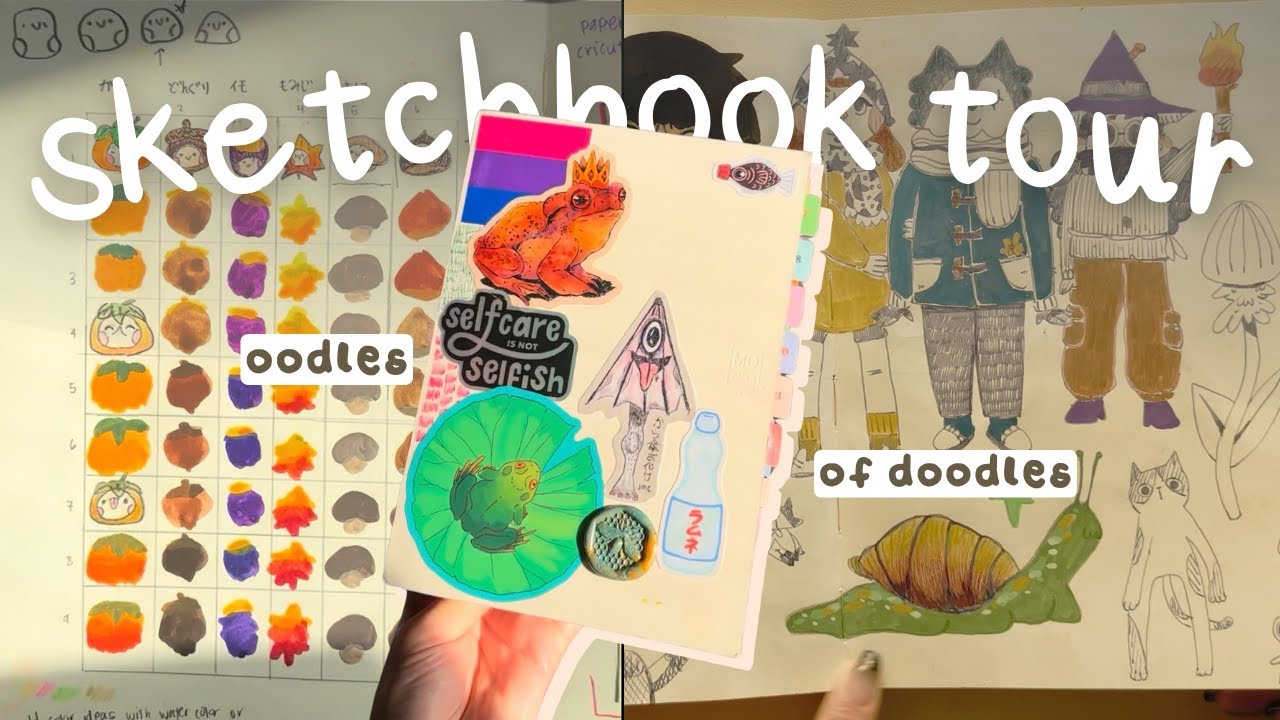 my first sketchbook tour (˶˃ ᵕ ˂˶)
