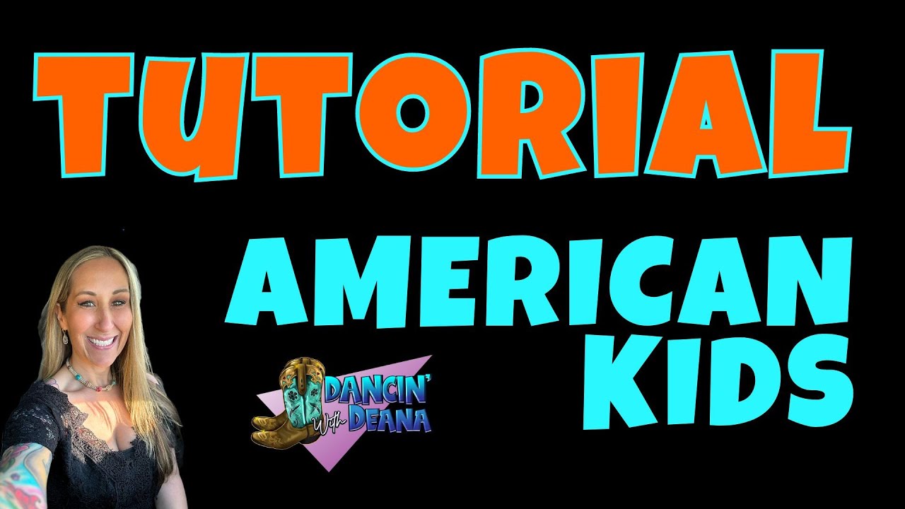 AMERICAN KIDS 🇺🇸👯‍♀️ Line Dance Tutorial