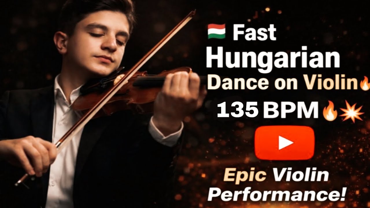 🔥 Three way Fast Hungarian Dance on Violin🔥