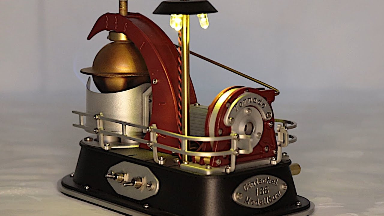 Model Steam Turbine Engine Power Plant (Impulse Type Turbine)