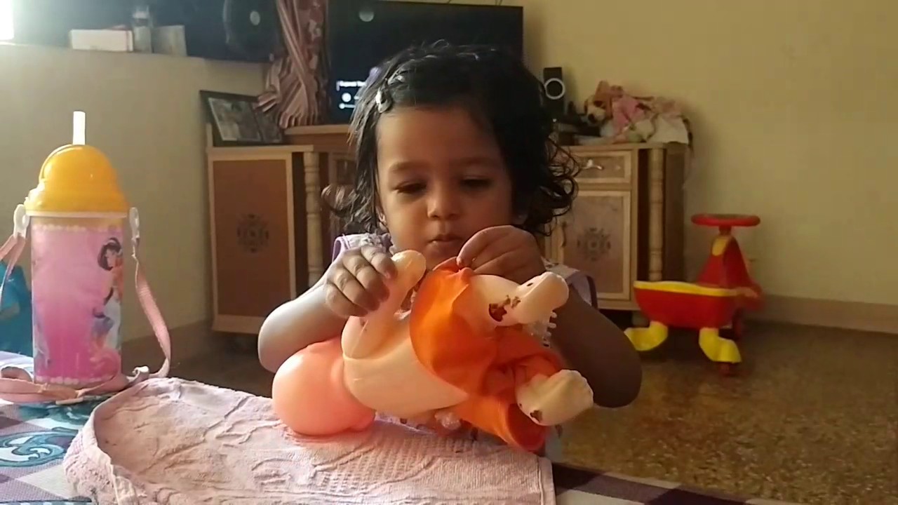 Drishana June 2017 Baby dressing(2)