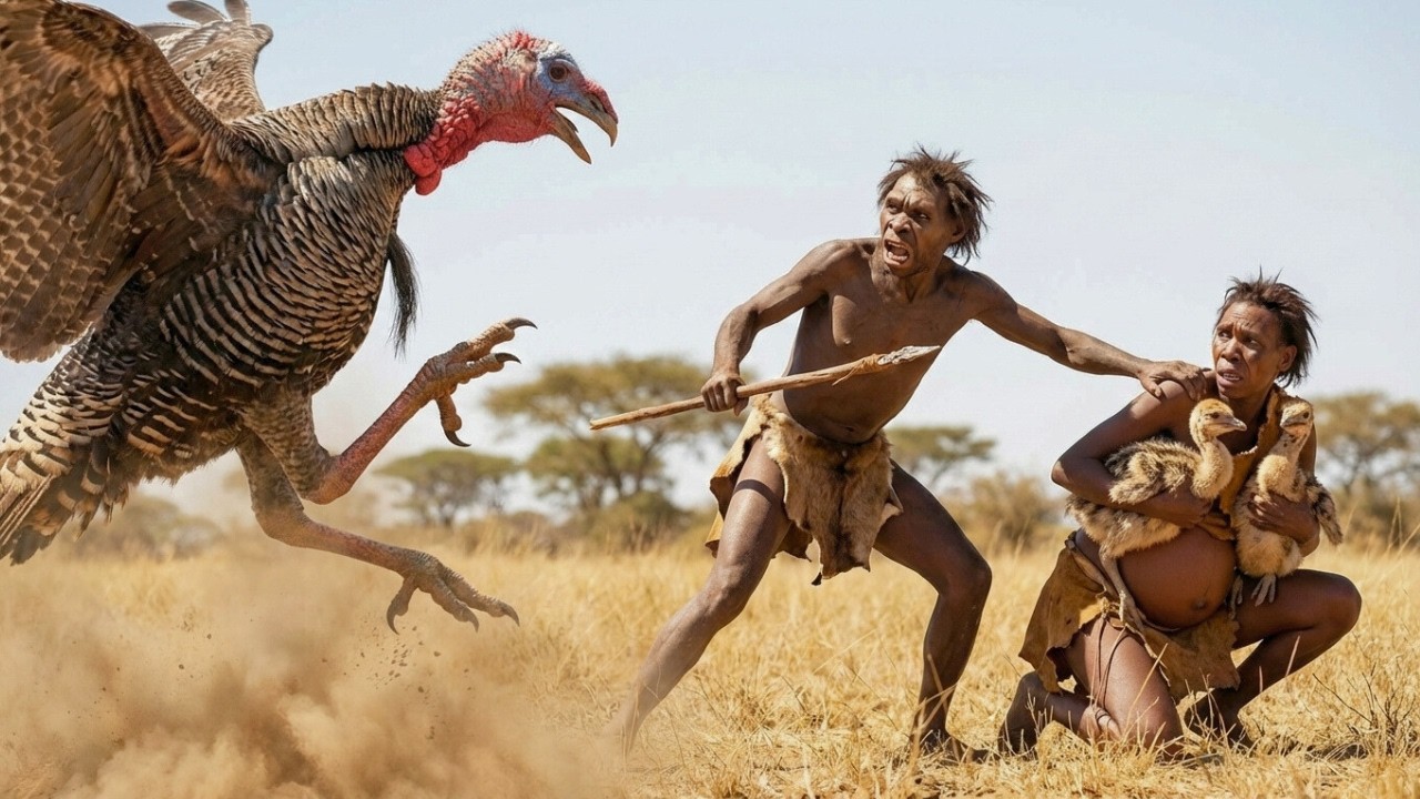 Life Million Years Ago | Starving Prehistoric Tribe Steals a Giant Bird&rsquo;s Nest