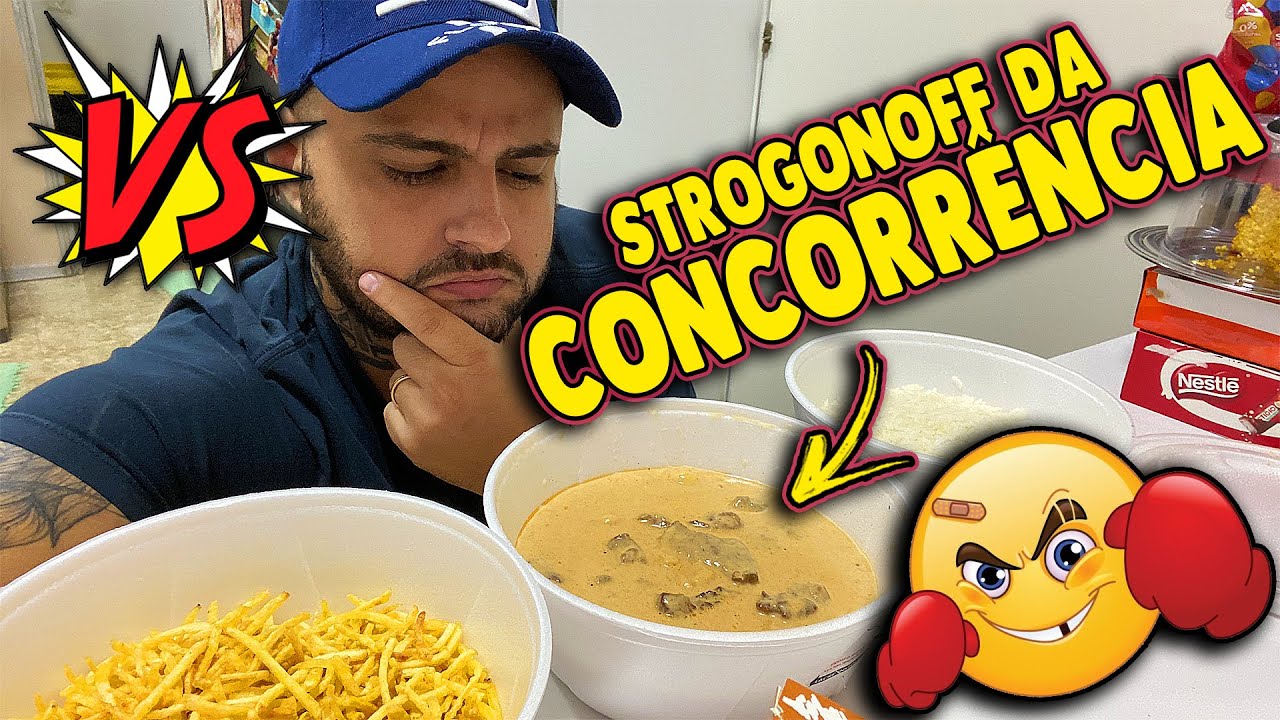 PEDI O STROGONOFF DA CONCORR&Ecirc;NCIA! BRIGA BRIGA BRIGA!!! | #ProvandoDelivery