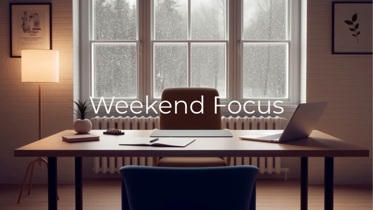 Deep Work Weekend – 1 Hour of Calm Focus Music for Productivity