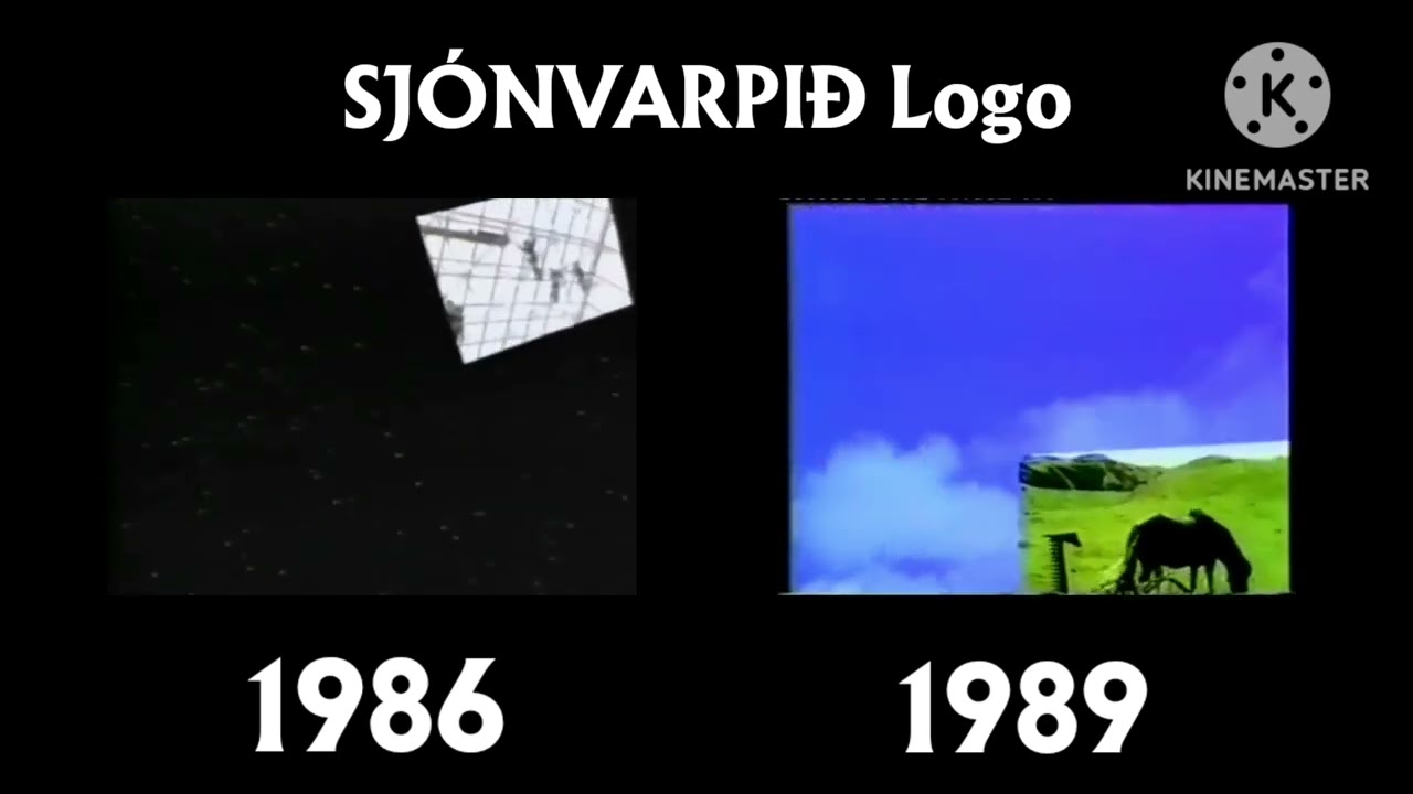 Sj&oacute;nvarpi&eth; Logo 1986 and 1989