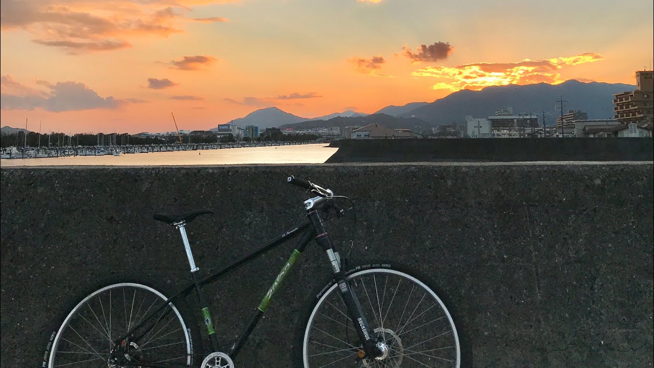 【広島サイクリング】廿日市港周辺を夕方にのんびり走って来た