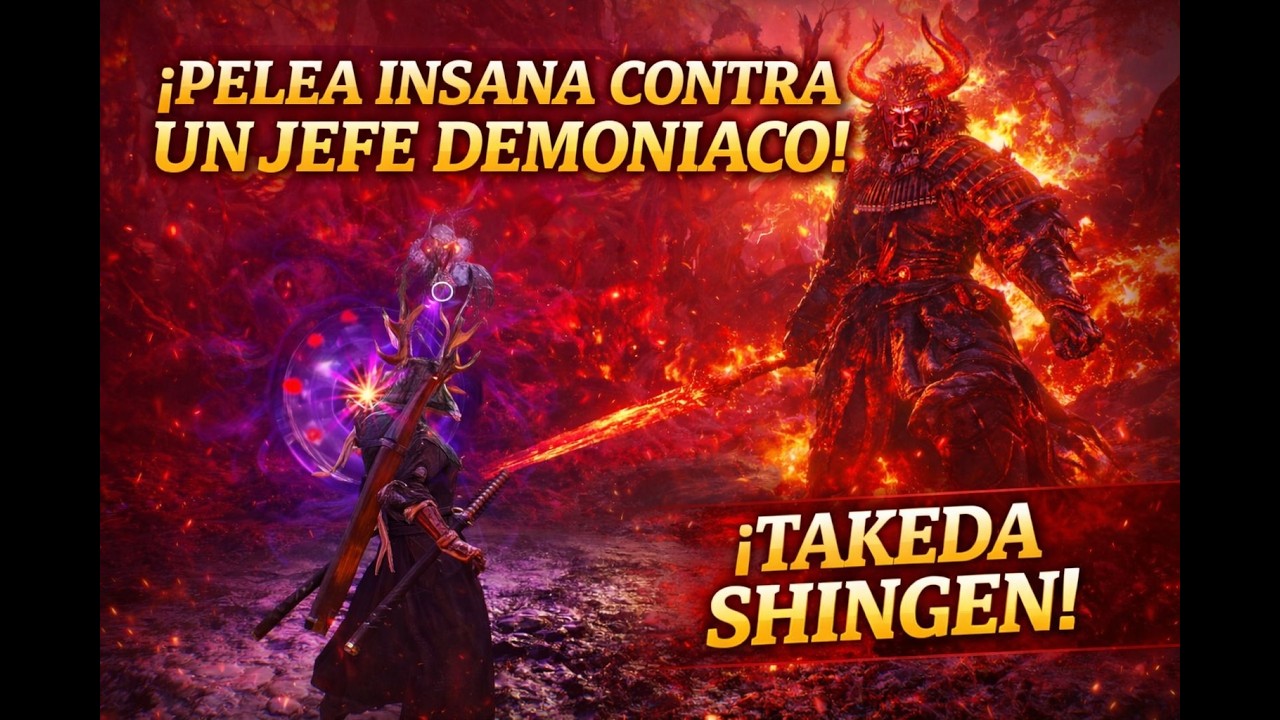 Takeda Shigen (Humano) - Jefe - Nioh 3