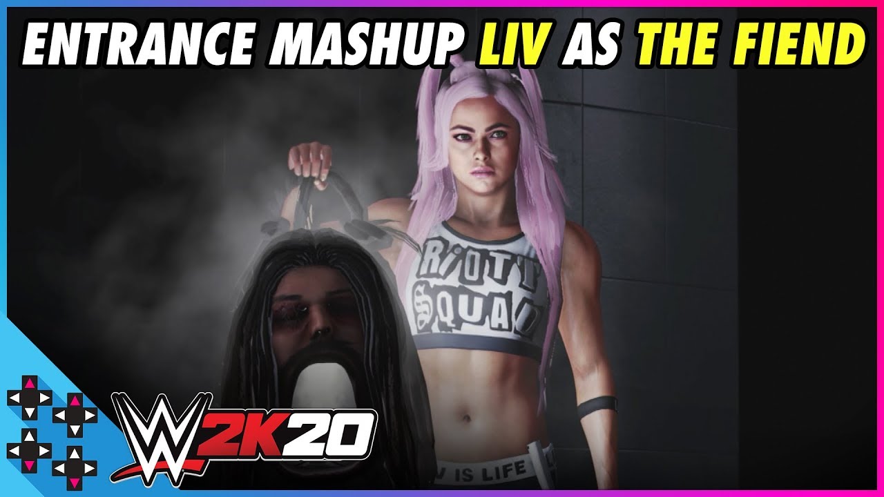 WWE 2K20: LIV MORGAN enters as “THE FIEND” BRAY WYATT