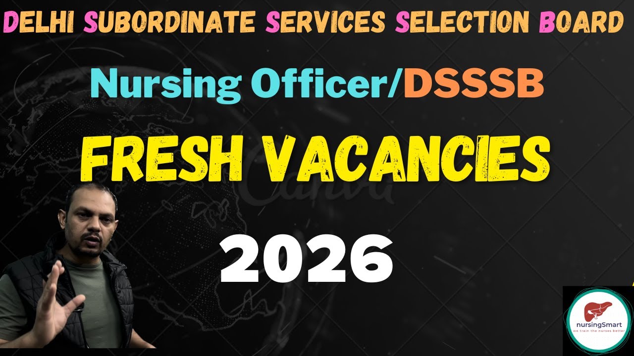 DSSSB Nursing Officer 2026 Vacancy | 1800+ Posts | When to EXPECT #dsssb #nursingofficeronline