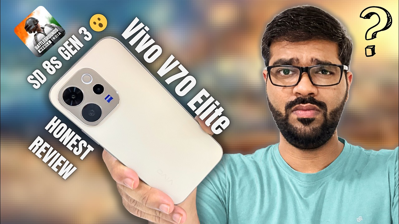 Vivo V70 Elite *HONEST REVIEW* After 3 Days Of Usage | Camera, Gaming, AI Features | HINDI