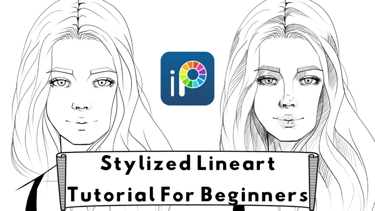 Stylized Lineart Tutorial (Sketch+Shade) for Beginners | Ibispaint X