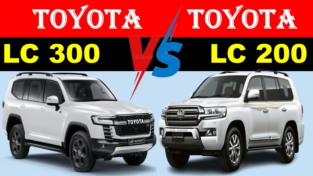 The New Toyota LANDCRUISER LC300 Vs ALL NEW Toyota LANDCRUISER LC200  | Which one is better ?
