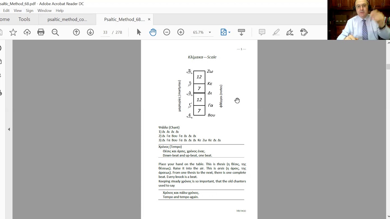 Lesson 2 (Pg 1). Learn byzantine music chant series.