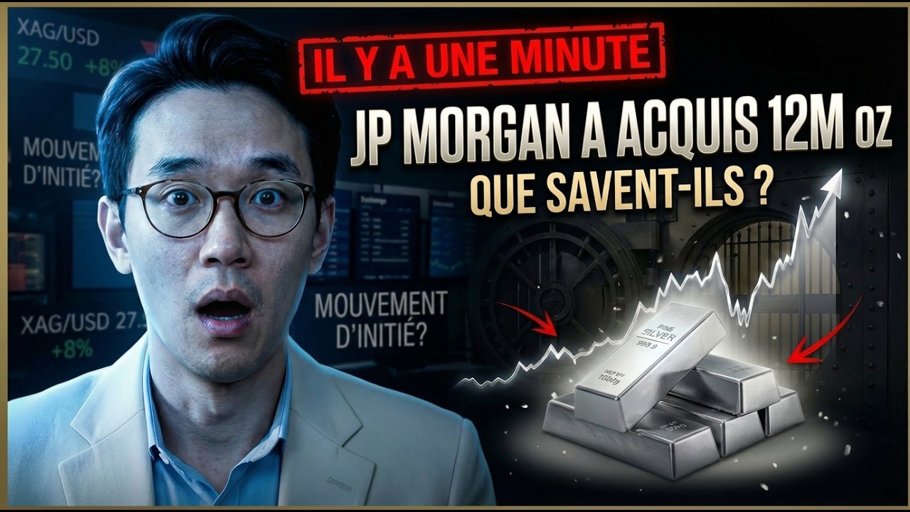 Il y a 1 minute: JPMorgan prend 12M oz d’argent — Leur plan pourrait choquer le monde