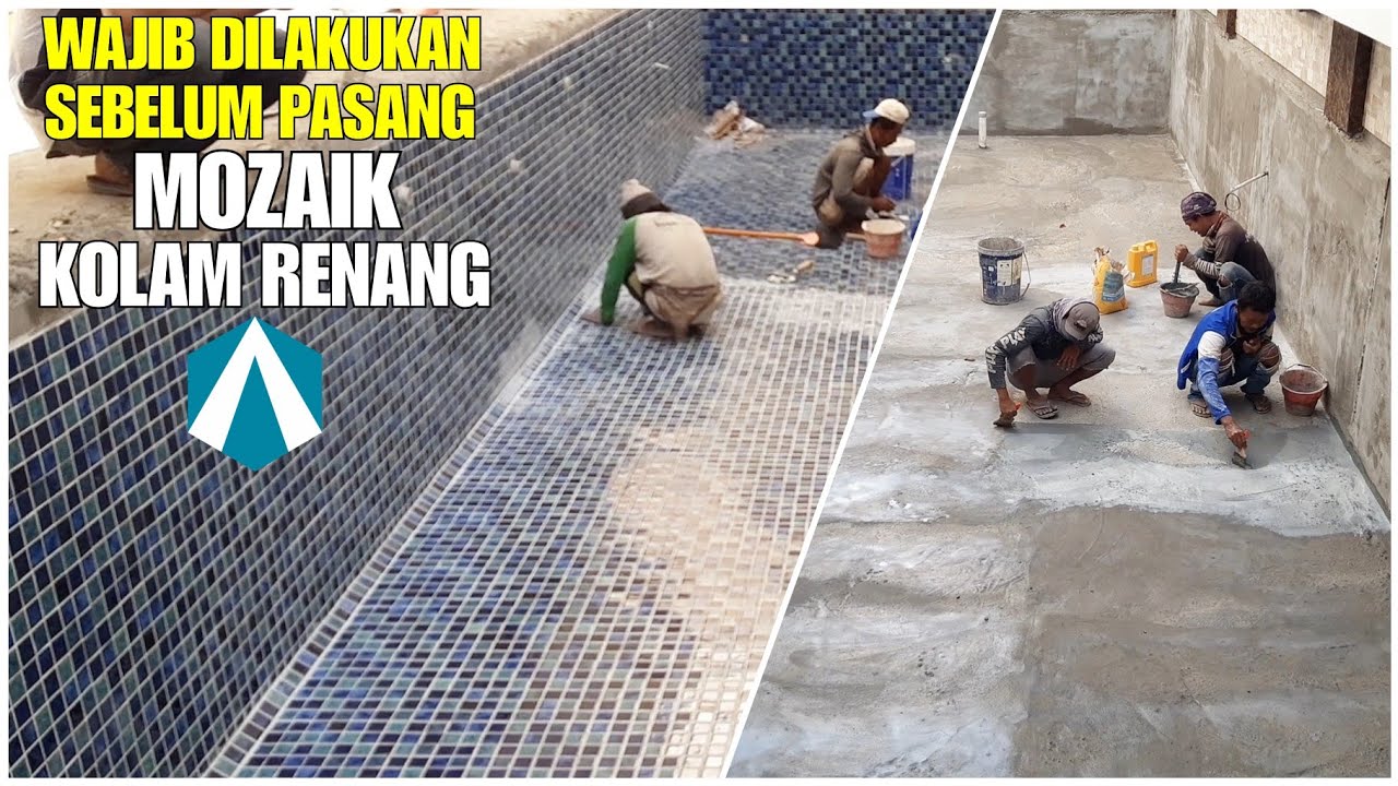 CARA WATERPROOFING PAKEK SIKA TOP 107 PADA KOLAM RENANG || CARA MENCEGAH KOLAM RENANG BOCOR