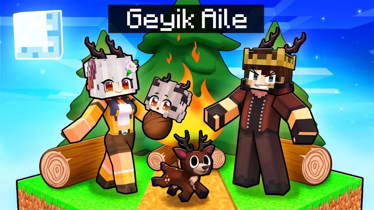 KORKUNÇ GEYİK AİLESİ 😱 - Minecraft