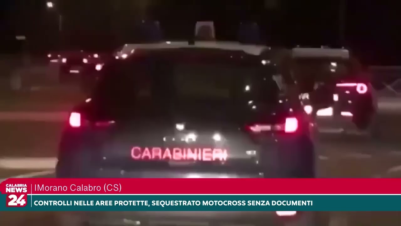 Controlli nelle aree protette tra Morano e Castrovillari, sequestrato motociclo da cross senza…