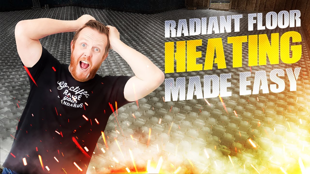 Система подогрева пола в гараже: легко и просто с помощью Heat Sheet