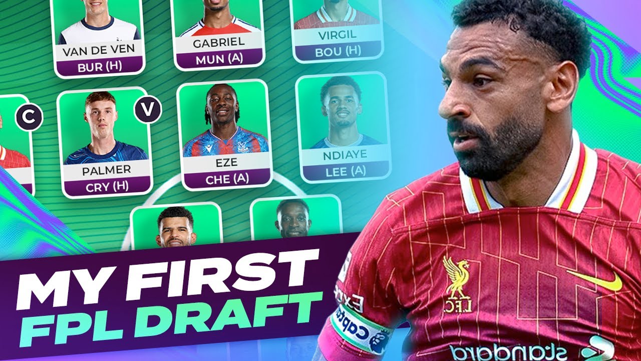 MY FIRST DRAFT 🔥 | BEST RANK 1,294th 🌍 | Fantasy Premier League Tips 2025/26